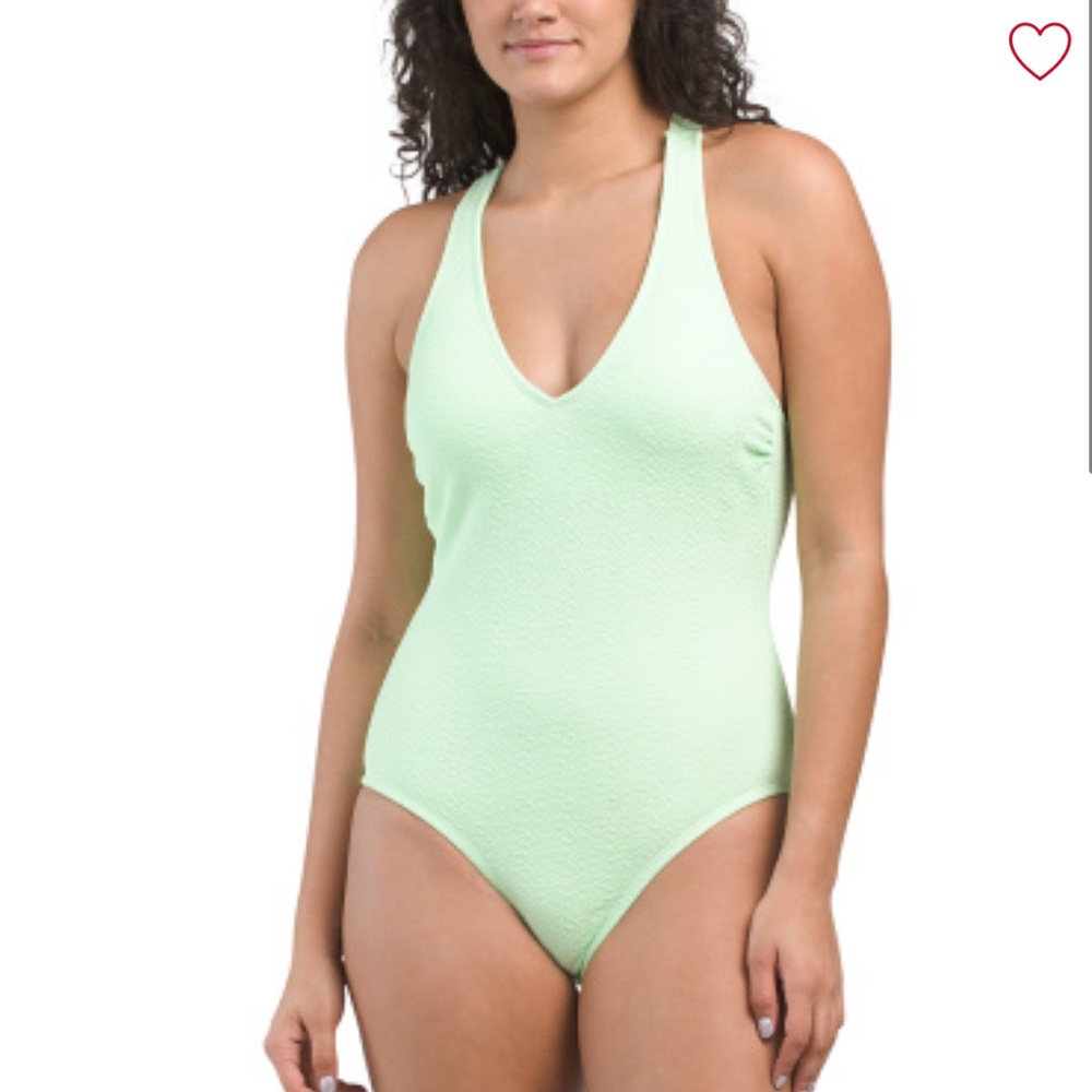 BCA by Rebecca Virtue Mint Green One-Piece Swimsuit size S